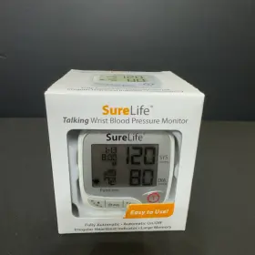 860212 Surelife New Premium Talking Wrist Blood Pressure Monitor Automatic