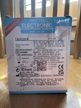 Kwl-w01 Taikon Electronic Blood Pressure Monitor Wrist Type #3