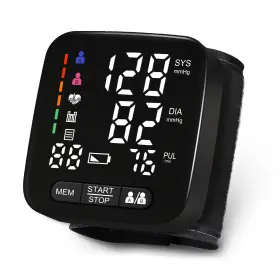 U60ah Tovendor Wrist Monitor Home Automatic Cuff With 2 Aaa Battery And Portable Carr