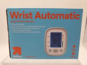 Up&up 085239934227 And Wrist Automatic Blood Pressure Monitor Easy To Read 2 Person Memory