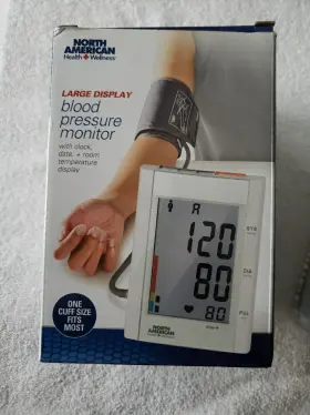 Jb8136 Upper Arm 017874028962 North American Large Display Blood Pressure Monitor - Model Sealed