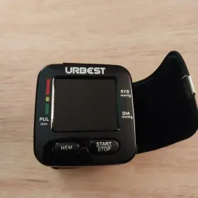 U60gh Urbest Fully Automatic Wrist Blood Pressure And Pulse Rate Monitor Back-lit Lcd