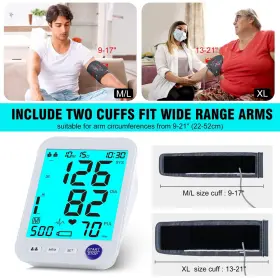 U80ah Urion Blood Pressure Monitor-automatic Machine Xl Cuff For Big Arms #2