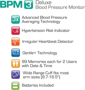 Bp3mc1 Usa Inc. Bp3mc1- Series 500 Automatic Upper Arm Blood Pressure Monitor Wide-range Cuff Fits Most #2