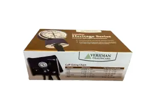 02-1082 Veridian 02-1074 Large Adult Aneroid Sphygmomanometer. Heritage Series. New