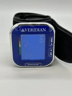 01-508sp Veridian Healthcare Blue Adjustable Cuff Wrist Digital Blood Pressure Monitor #2
