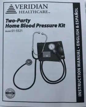 01-5521 Veridian Healthcare Two-party Home Blood Pressure Kit With Detached Nurse