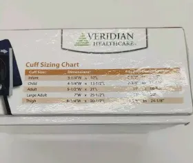 02-1082 Veridian Healthcare Heritage Series Aneroid Sphygmomanomter Adult Large #2