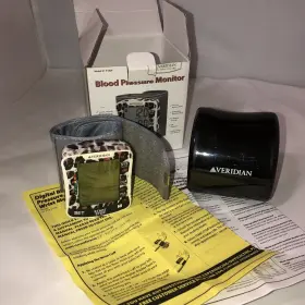 Veridian Healthcare 845717006774 Blood Pressure Monitor Cuff Premium Leopard Skin