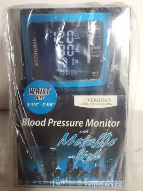 Veridian Healthcare 845717519229 Wrist Blood Pressure Monitor New In Sealed Box
