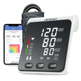 Vsh-b550 Verismart Wireless Blood Pressure Monitor Led Display App