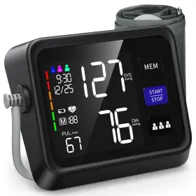 Verwint 669423096542 Automatic Blood Pressure Monitor Upper Arm With Large Led Backlit Display Acc