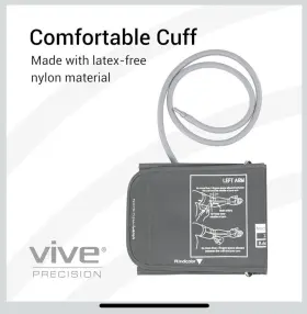 Dmd1038gryl Vive Large Bpm Replacement Cuff Compat Omron Series 3 And 5 Precision Models