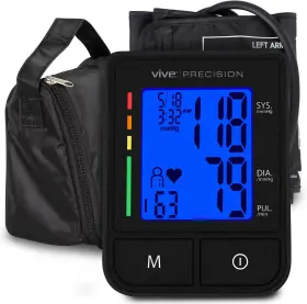 Vive Precision 810041985019 Blood Pressure Machine Monitor And Cuff - Upper Arm Bp Automatic Digital