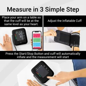 Vive Precision 810041986764 Blood Pressure Monitor Cuff And Case - Smartphone Accurate Electronic #3