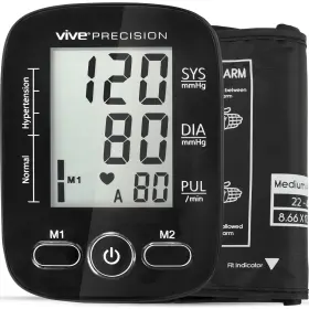 Vive Precision 810041987815 Automatic Blood Pressure Machine - Upper Arm Digital Pulse Bp Monitor- Accura