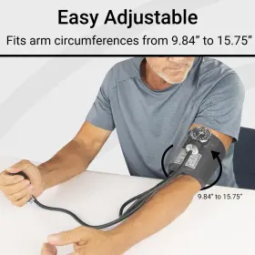Vive Precision 818323020120 Manual Cuff - Aneroid Sphygmomanometer With Case Bp Kit Monitor For Adults #3