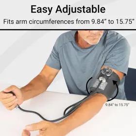 Dmd1013 Vive Precision Manual Blood Pressure Cuff - Aneroid Sphygmomanometer With Case Bp Kit Monitor #3