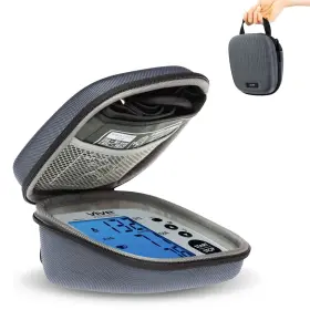 Dmd1016gry Vive Precision Blood Pressure Monitor Case - Hard Carrying Medical Travel Storage Bag Univ