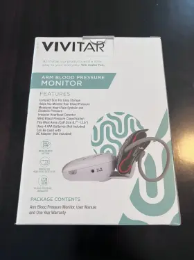 Pb8004-noc Vivitar Arm Blood Pressure Monitor - Model #pb8004-noc New Open Box