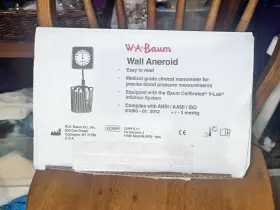 0950nl W.a Baum Wall Aneroid Sphygmomanometer Non Latex
