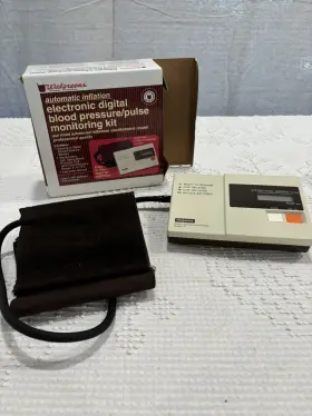 Walgreens 049022000919 Electronic Digital Blood Pressure/pulse Monitoring Kit Model 91 #2
