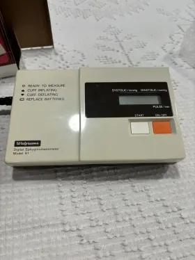 Walgreens 049022000919 Electronic Digital Blood Pressure/pulse Monitoring Kit Model 91 #3