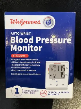 Walgreens 311917048208 Auto Wrist Blood Pressure Monitor New In Box