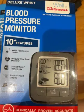 Walgreens 311917183374 Deluxe Wrist Arm Blood Pressure Monitor 10 Features New In Box