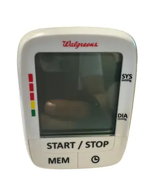 Walgreens 311917206981 Blood Pressure Wrist Monitor Pre-owned Excellent Condition #3