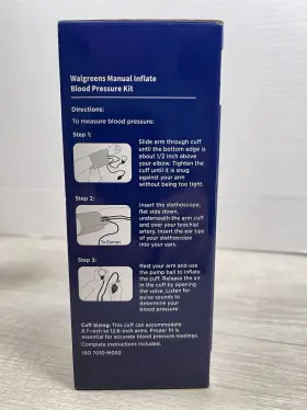 Walgreens 311917213941 Manual Inflate Blood Presure Kit Easy And Accurate Professional Quality #2
