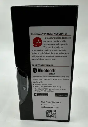 897652 Walgreens Premium Wrist Blood Pressure Monitor - Black #2