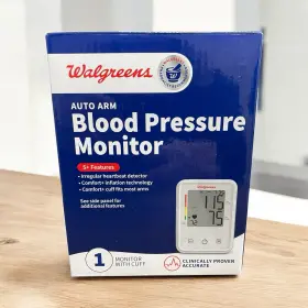 899709 Walgreens Auto Arm Blood Pressure Monitor 5 Features