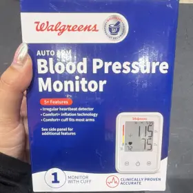 Walgreens Bp-hl3-0wag Upper Arm Blood Pressure Monitor Comfort Cuff