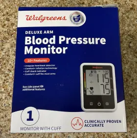 Bphjm3-0wag Walgreens Deluxe Arm Blood Pressure Monitor 10 Features #219546 Read