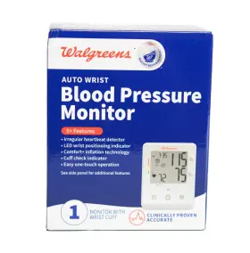 Bphjp5-0wag Walgreens Bphjp5-0wa Ma5 Auto Wrist Blood Pressure Monitor 5 Features New