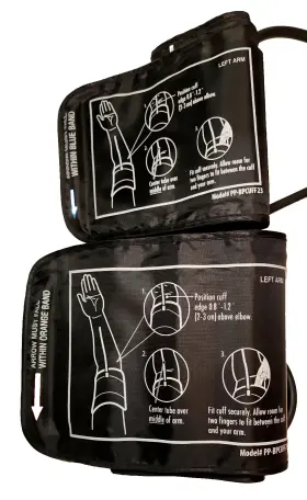 Pp-bpcuff23 Walgreens/homedics 2 Blood Pressure Arm Cuffs-1 Standard 23-33cm/9-13in And 1 Large 33-43cm/13-17in #2