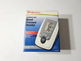 Wgnbpa-530 Walgreens One-touch Automatic Arm Digital Blood Pressure Monitor 60 Memory Storage Nib