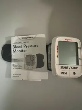 Wgnbpw-200a Walgreens Wgnbpw-200 Auto Wrist Blood Pressure Monitor Model -with Instructions