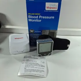 Wgnbpw-210 Walgreens Deluxe Wrist Blood Pressure Monitor Complete - Tested Works
