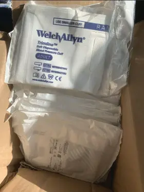 39023 Welch Allyn 1 Case - 20 Pk Welch-allyn #39023 Cuff Tl Disposable Soft Adult Medium