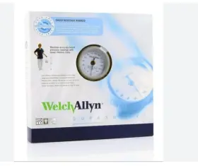 Ds44-10 Welch Allyn Durashock Sphygmomanometer - Handheld Gauge And Adult Cuff