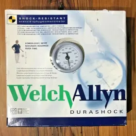 Welds44-12 Welch Allyn New Durashock Sphygmomanometer - Handheld Gauge And Adult Cuff Ds44
