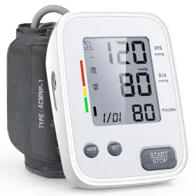 Wbp114 Weony Upper Arm Blood Pressure Monitor Adjustable 9-17 Cuff 2x99 Memory Usb Carry Bag