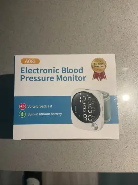 A081 Wrist Electronic Bpm Blood Pressure Monitor