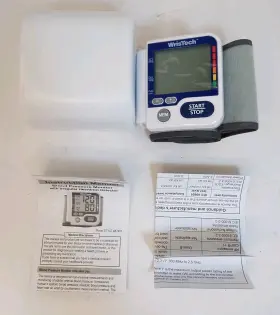 87407 Wristech Digital Wrist Blood Pressure Monitor And Irregular Heartbeat