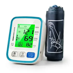 Xqym B1683 Upper Arm Blood Pressure Monitor For Home Use With Wide Range Cuff Auto