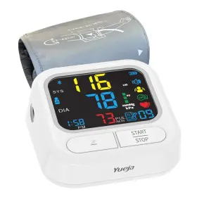Yueja Yj326e Upper Arm Blood Pressure Monitor With Wide Range Cuff That Fits Standar