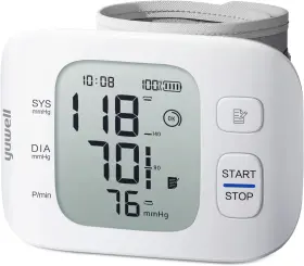Ye8800cr Yuwell Rechargeable Wrist Blood Pressure Monitors For Home Use Large
