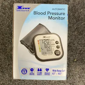 Zewa 682891371003 Automatic Blood Pressure Monitor With Irregular Heart Beat Detection New